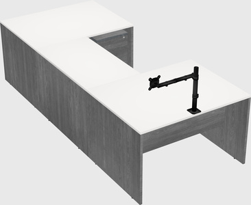 U-shaped desk
