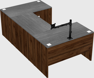 U-shaped desk