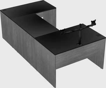 U-shaped desk
