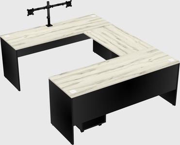U-shaped desk