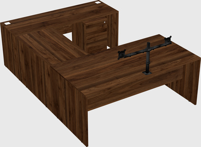 U-shaped desk