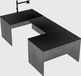 U-shaped desk