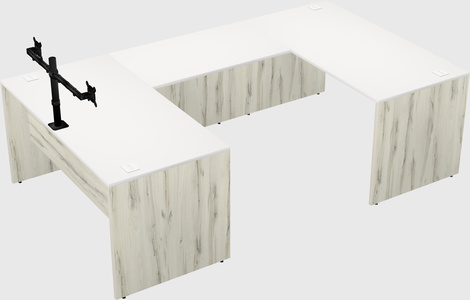 U-shaped desk