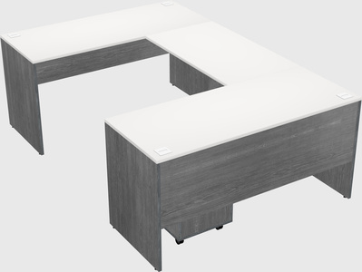 U-shaped desk