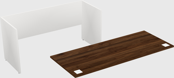 Credenza desk