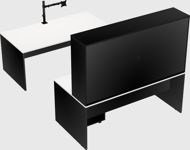 U-shaped desk
