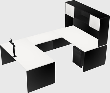 U-shaped desk