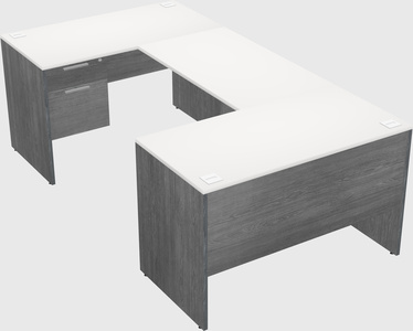 U-shaped desk