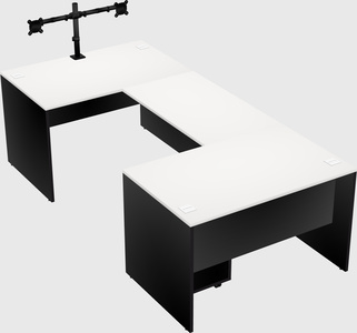 U-shaped desk