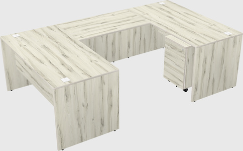 U-shaped desk