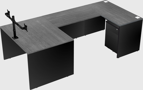 U-shaped desk