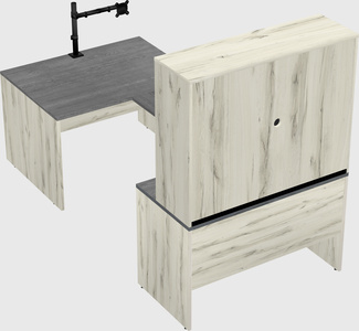 U-shaped desk