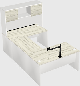 U-shaped desk