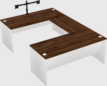 U-shaped desk