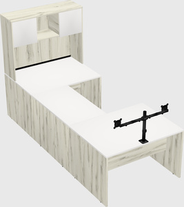 U-shaped desk