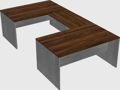 U-shaped desk