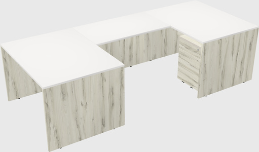 U-shaped desk