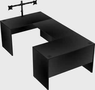 U-shaped desk
