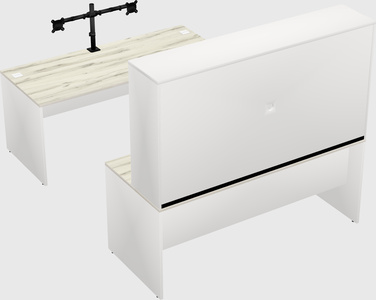U-shaped desk