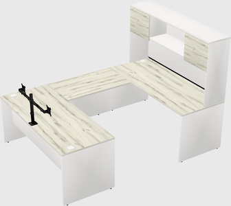 U-shaped desk
