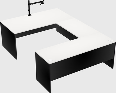 U-shaped desk