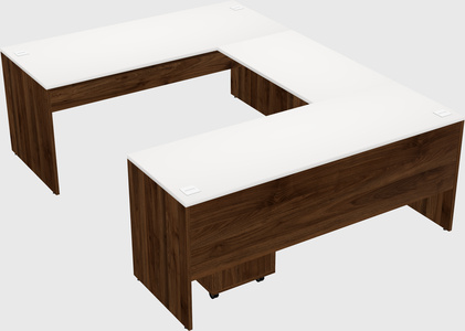 U-shaped desk