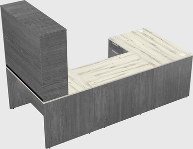 U-shaped desk