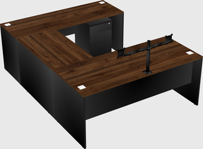 U-shaped desk