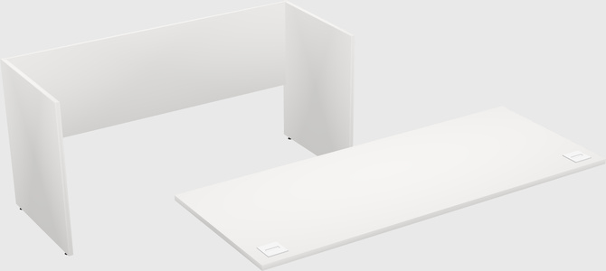 Credenza desk