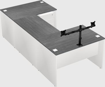 U-shaped desk