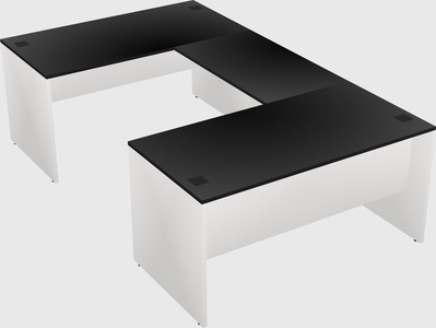 U-shaped desk