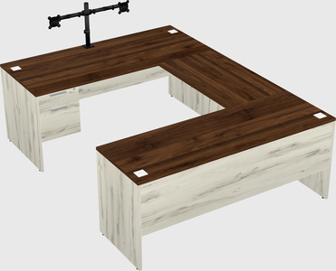 U-shaped desk