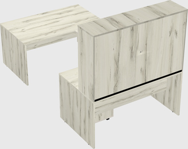 U-shaped desk