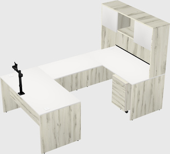 U-shaped desk