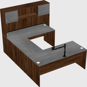 U-shaped desk