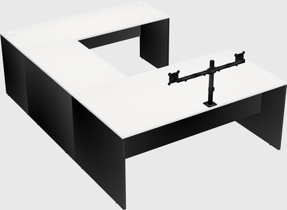 U-shaped desk