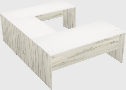 U-shaped desk