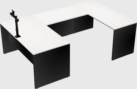 U-shaped desk