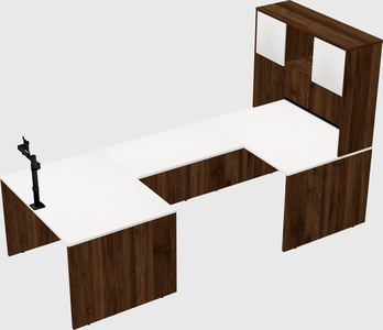 U-shaped desk