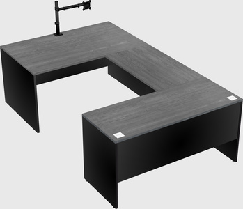 U-shaped desk