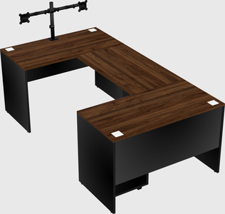 U-shaped desk