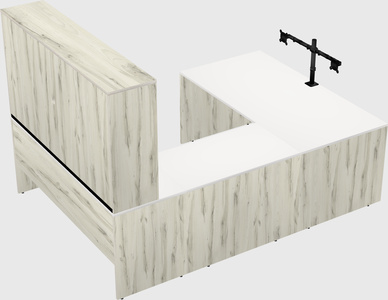 U-shaped desk