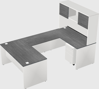 U-shaped desk
