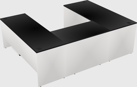 U-shaped desk