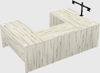 U-shaped desk