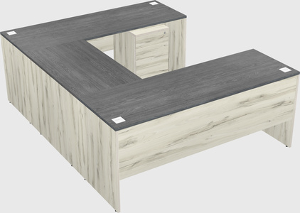 U-shaped desk