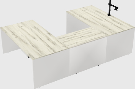 U-shaped desk