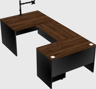U-shaped desk