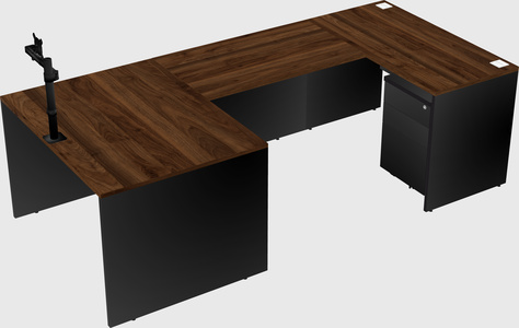 U-shaped desk