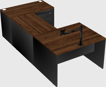 U-shaped desk